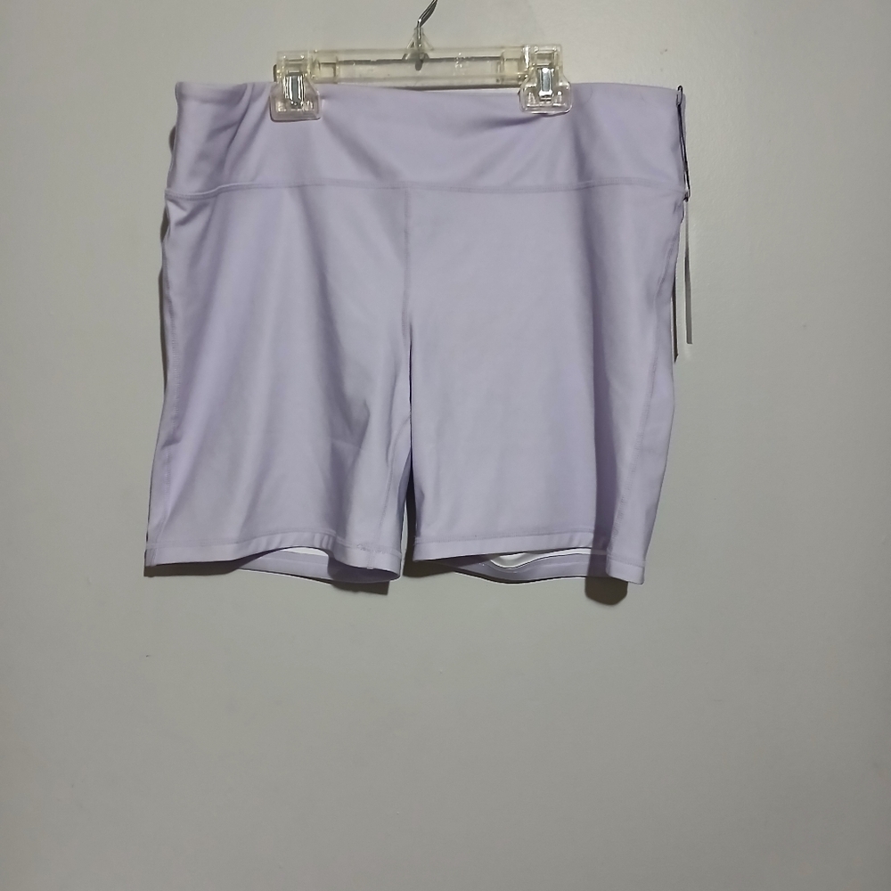 IAB MFG Ladies NWT Light Purple Workout Shorts. Size 14 (XXL)